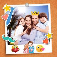 Father's day photo frame poster