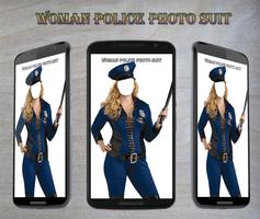 Woman Police Photo Suit Affiche