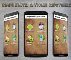 Piano Flute  & Violin Ringtone Affiche