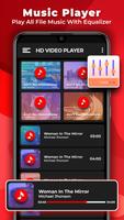 Play All Music Video player HD:Full HD MusicPlayer imagem de tela 1