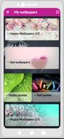 پوستر Sad and happy wallpapers
