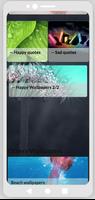 برنامه‌نما Sad and happy wallpapers عکس از صفحه