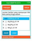 Soal SBMPTN Soshum Saintek 2019 OFFLINE capture d'écran 2