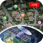 Live Earth Cameras - 3D Map, Webcams - Map, Webcam आइकन