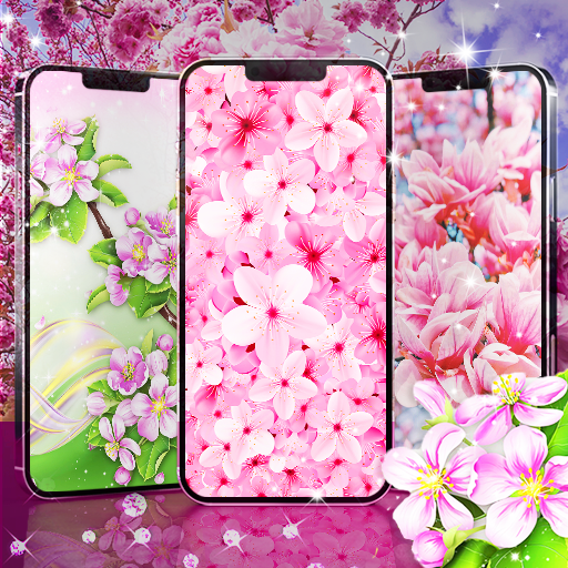 Fundo com flores de Sakura