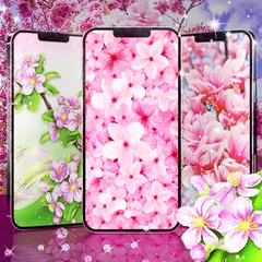 Sakura flowers live wallpaper