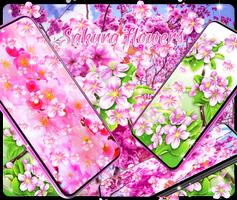 Sakura flowers live wallpaper captura de pantalla 2