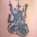 Sak Yant Tattoo Thai Style-icoon