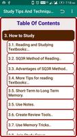 Study Tips And Techniques Screenshot 3