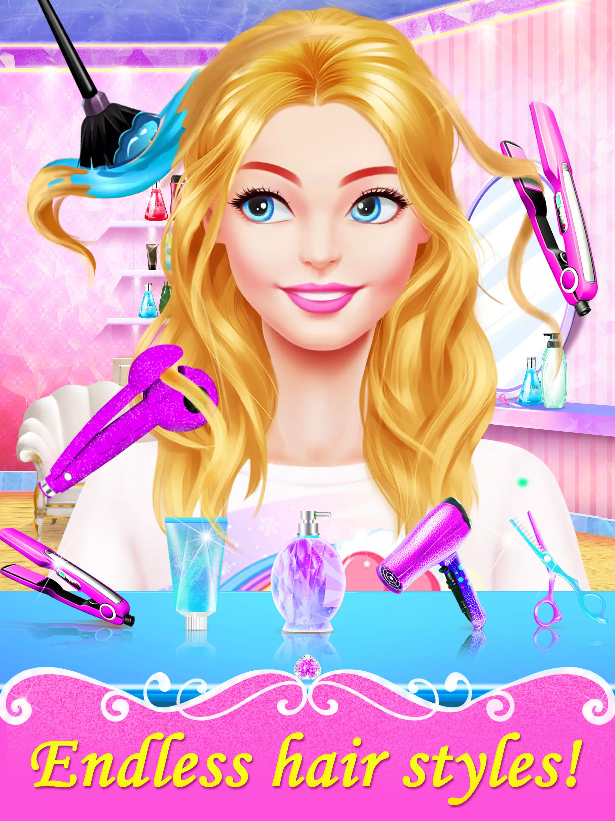 Hair Nail Salon: Makeup Games APK für Android herunterladen