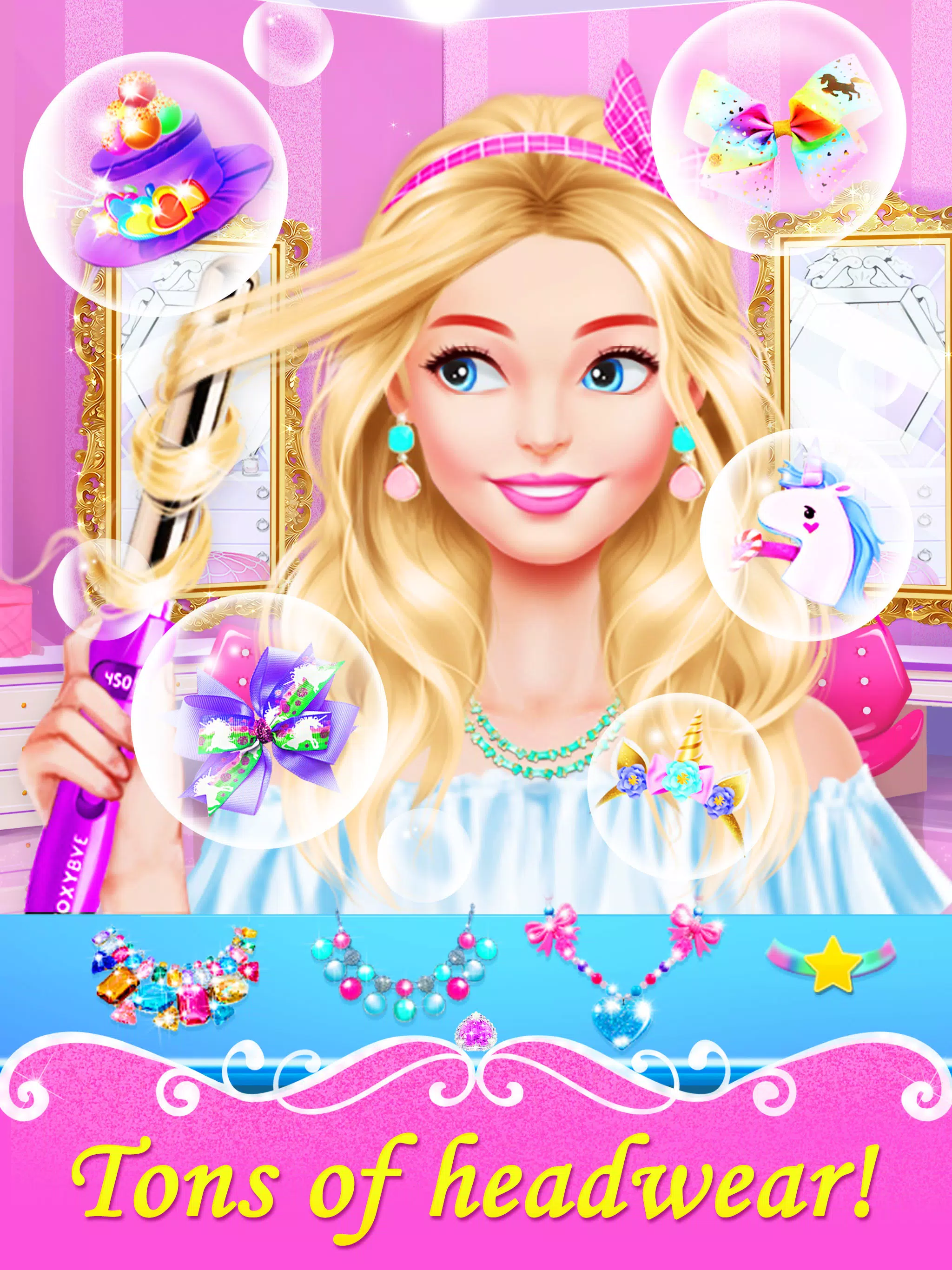 JOGO DE SALÃO DE BELEZA - GAME GIRL GAMES : HAIR SALON MAKEUP