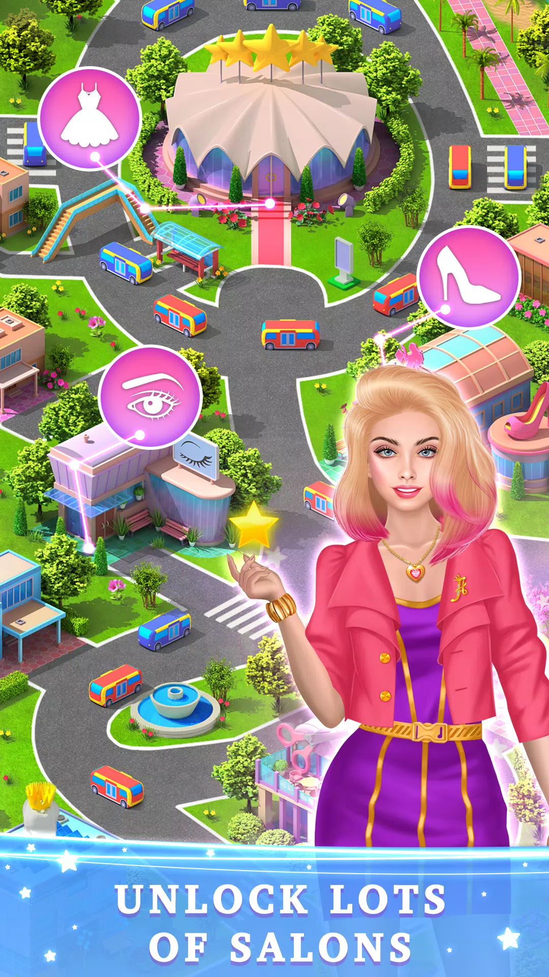 Download do APK de Jogo de vestir e maquiagem Spa para Android