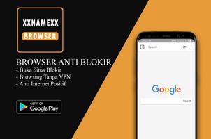XXNAMEXX Browser Anti Blokir VPN الملصق