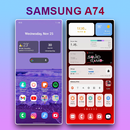 Samsung Galaxy A74 Launcher APK