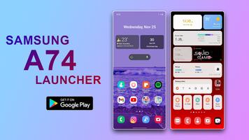 Samsung Galaxy A74 Launcher Cartaz