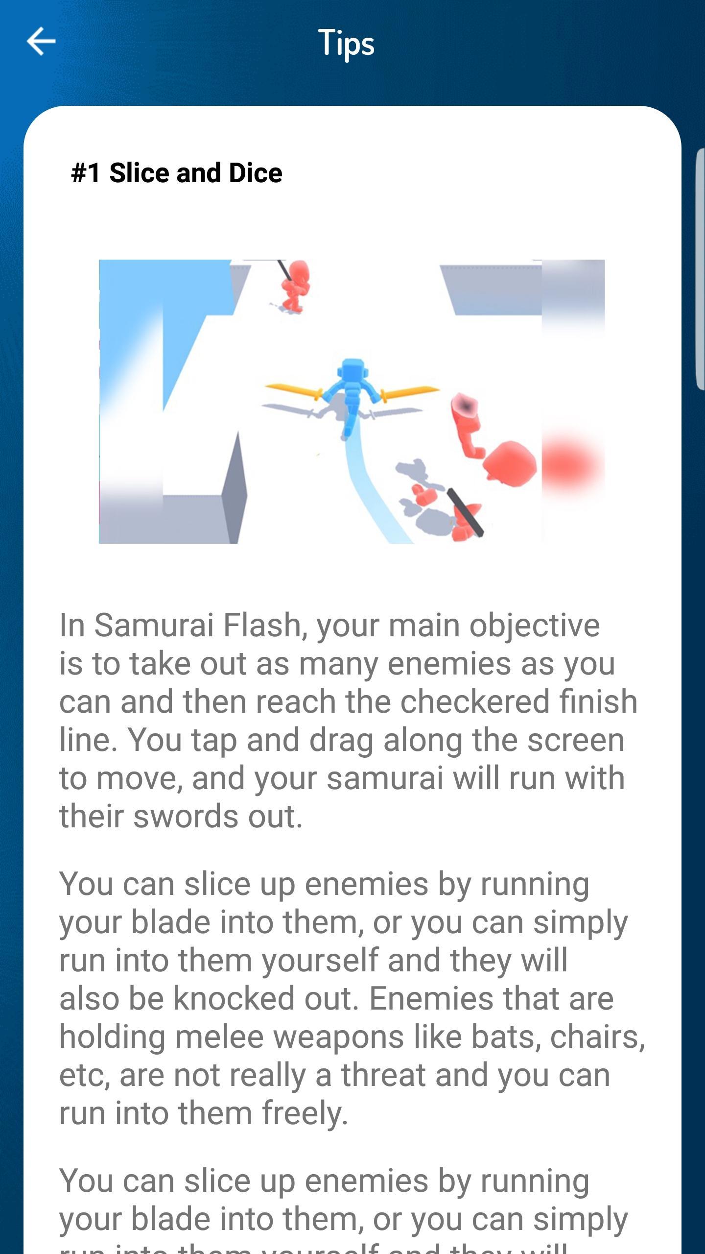 Samurai Flash Guide Tips Tricks And Cheats For Android Apk Download