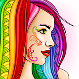 ColorSky: adult coloring book أيقونة