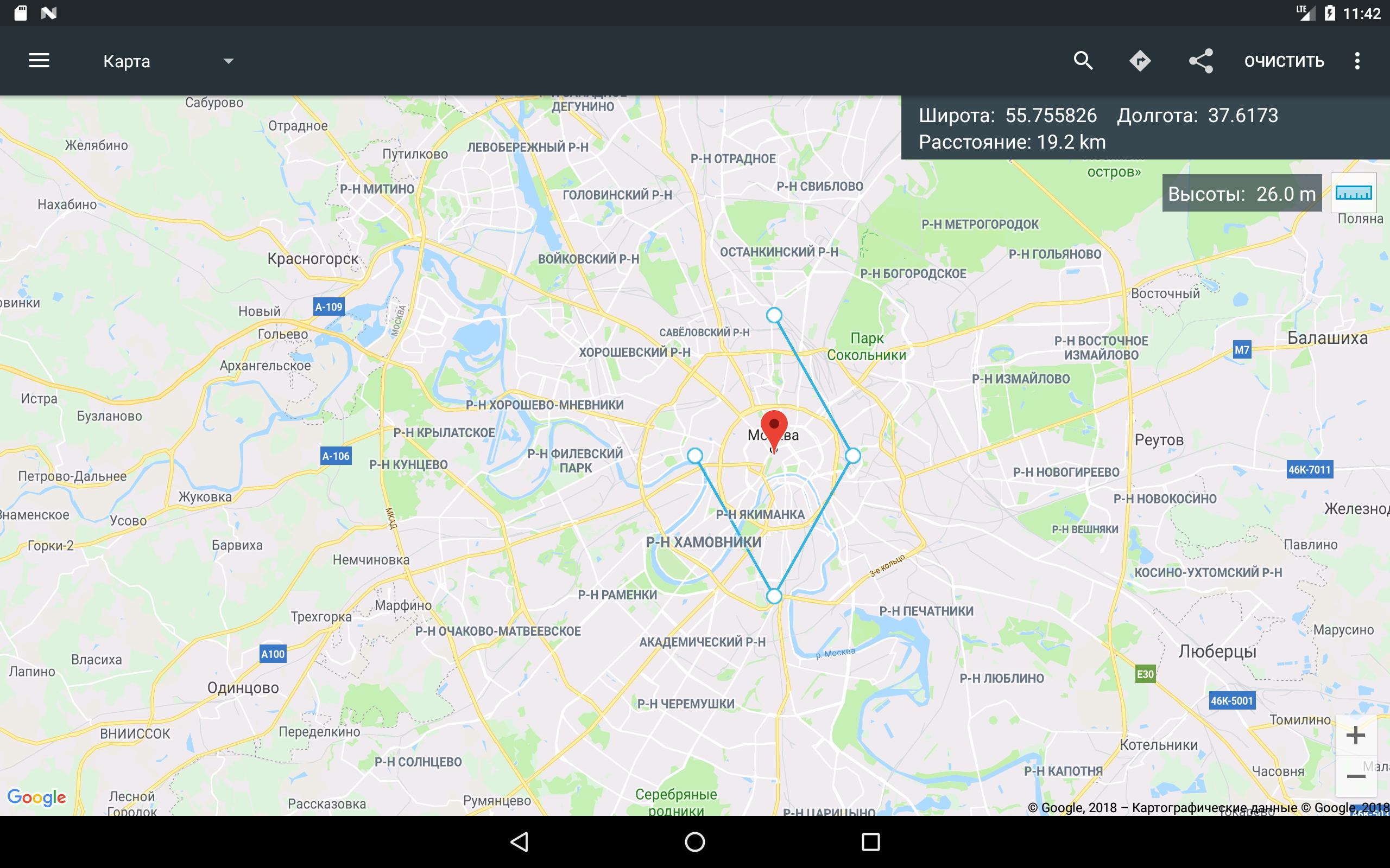 Геобридж карта