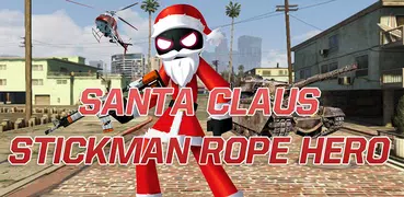 Santa Claus Stickman Rope Hero Gangstar Crime