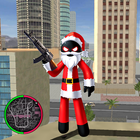 Santa Claus Stickman biểu tượng