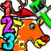Santa's Christmas Colouring Games for little kids