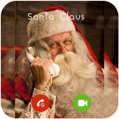 Real video call santa/Live santa claus video call icon