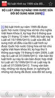 Bộ luật Hình sự Việt Nam 2017 ภาพหน้าจอ 2