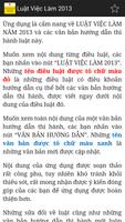 Luật Việc Làm Việt Nam 2013 스크린샷 1