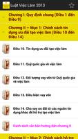 Luật Việc Làm Việt Nam 2013 स्क्रीनशॉट 2