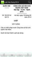 Luật Xây Dựng Việt Nam 2014 截图 3