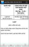 Luật Bảo hiểm xã hội 2014 スクリーンショット 3