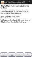 Luật Cán Bộ Công Chức 2008 截图 3