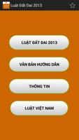 Luật Đất Đai Việt Nam 2013 پوسٹر