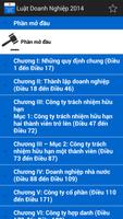 Luật Doanh Nghiệp Việt Nam 2014 スクリーンショット 2