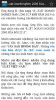 Luật Doanh Nghiệp Việt Nam 2005 screenshot 1