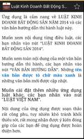 Luật Kinh doanh bất động sản 2014 スクリーンショット 1