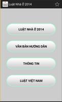 Poster Luật Nhà ở Việt Nam 2014