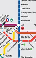 Sao Paulo Metro الملصق