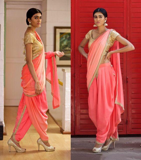 Pictures styles saree drape #Bollywood Style