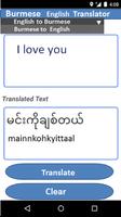 Burmese English Translator poster