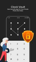 Clock Lock -Hide Photos Videos постер