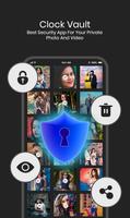 Clock Lock -Hide Photos Videos captura de pantalla 3