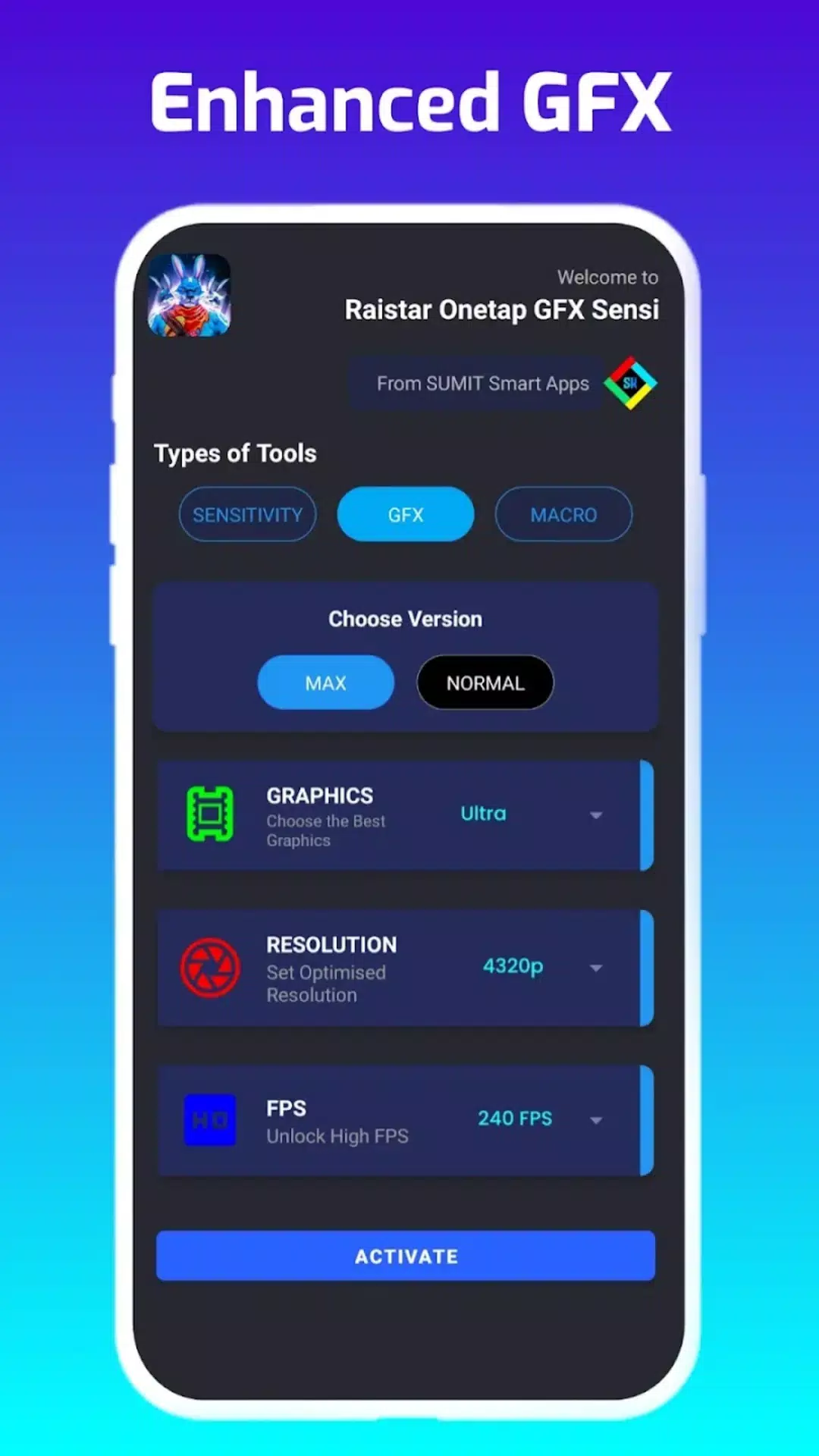 White444 Onetap GFX Sensi Tool 1.0 APK Download - Android Tools Apps