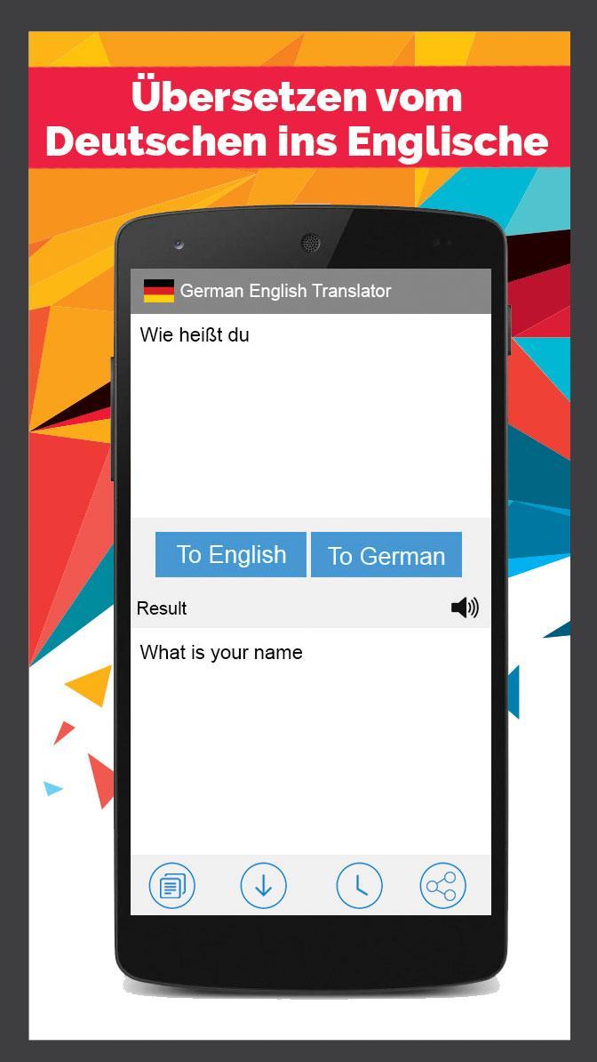 Englisch Deutsch Übersetzer APK für Android herunterladen