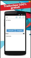 Français Anglais Traducteur capture d'écran 1