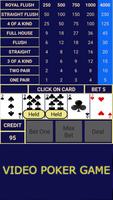Video Poker Game capture d'écran 1