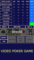Video Poker Game capture d'écran 2