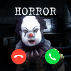 AR scary fake call and chat icône