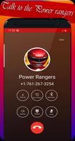 video call from power's rangers, and chat prank screenshot 3