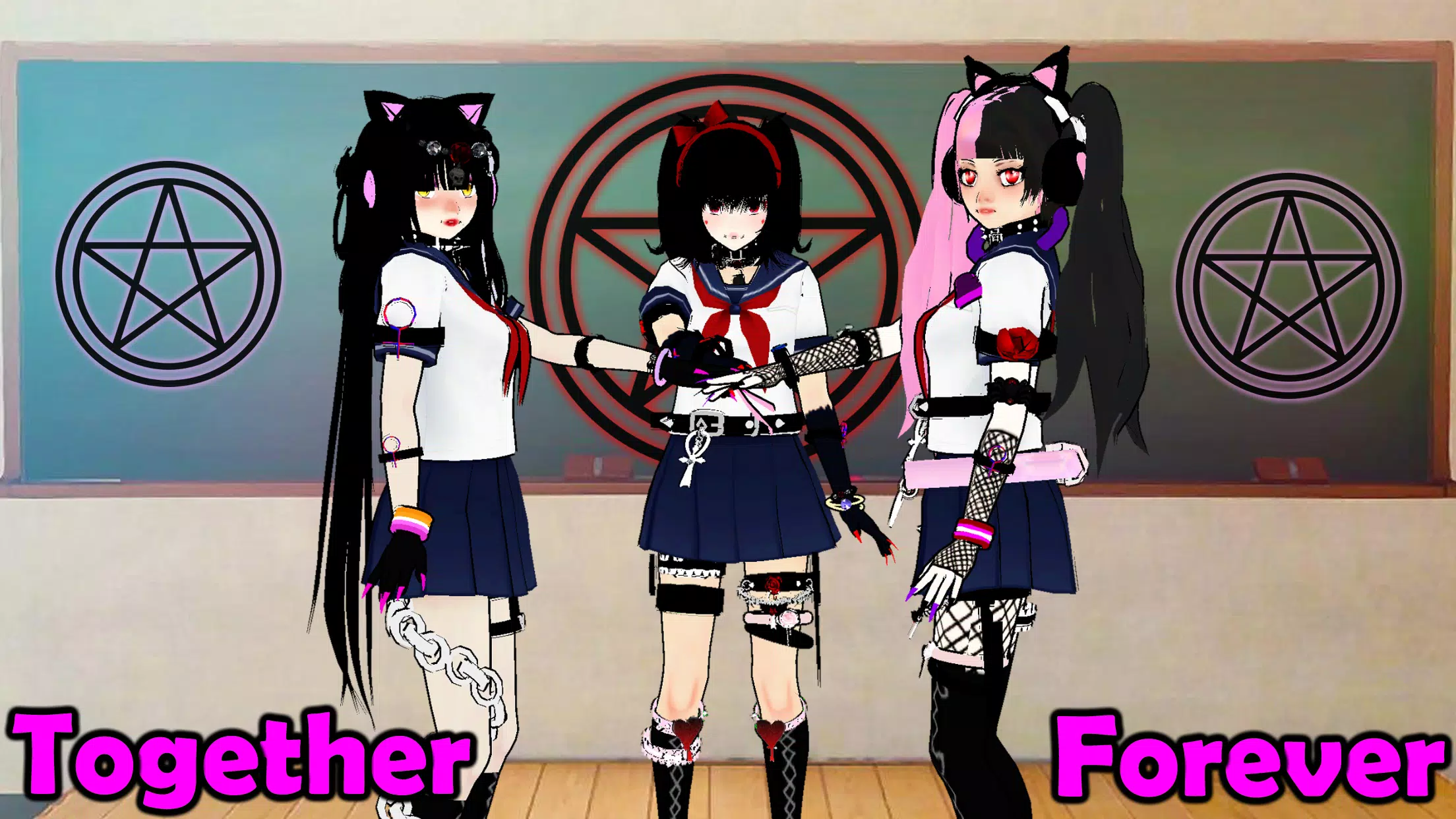 SchoolGirl AI 3D Anime Sandbox APK for Android Download